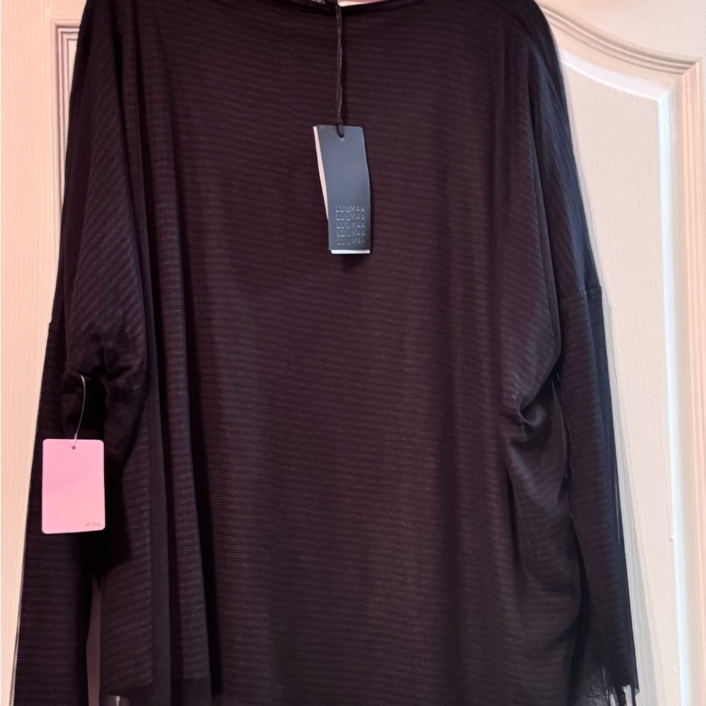 Luuka brand stylish shirt new with tags. Prefect to dress up or dress down.